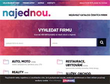Tablet Screenshot of najednou.cz